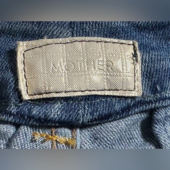 MOTHER Looker ankle fray jeans size 27 mid rise wild thing wash - Picture 11 of 12